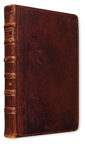 TACITUS, PUBLIUS CORNELIUS.  The Annales . . . The Description of Germanie [and other texts].  1604 [i. e., 1605]
